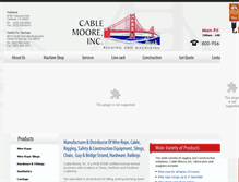 Tablet Screenshot of cablemoore.com